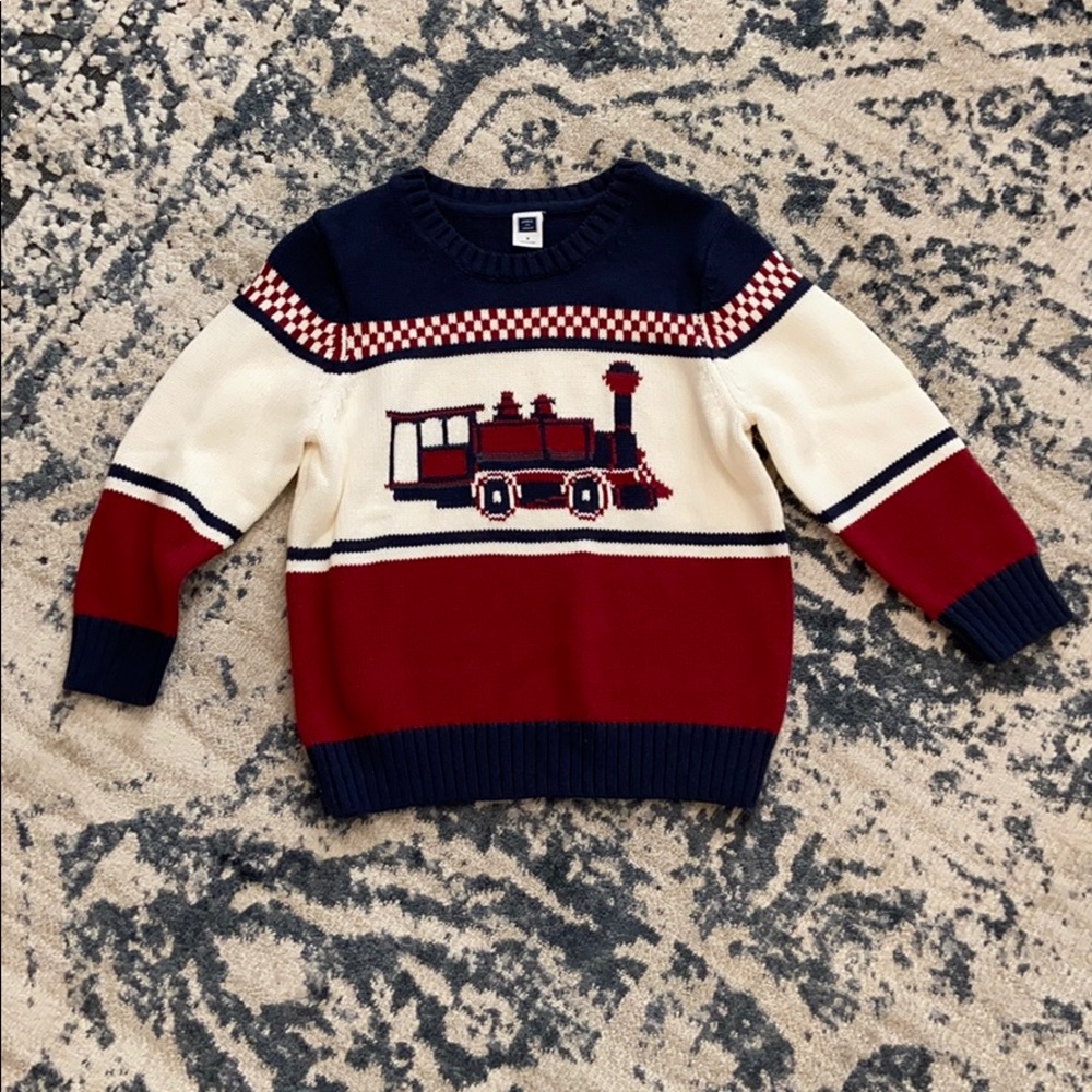 Janie and Jack Train Sweater